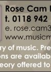 Rose Cam Piano Lessons